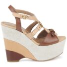Moschino Cheap & CHIC STERLIZIA Beige Sandali con zeppa Donna - 2