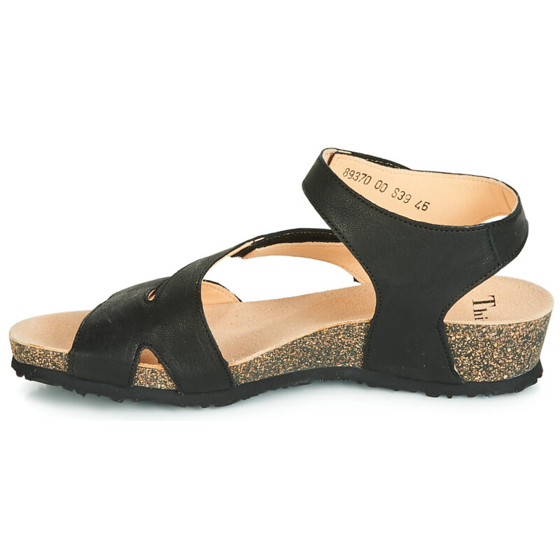 Think WANG Black Wedge Sandals Women - 4