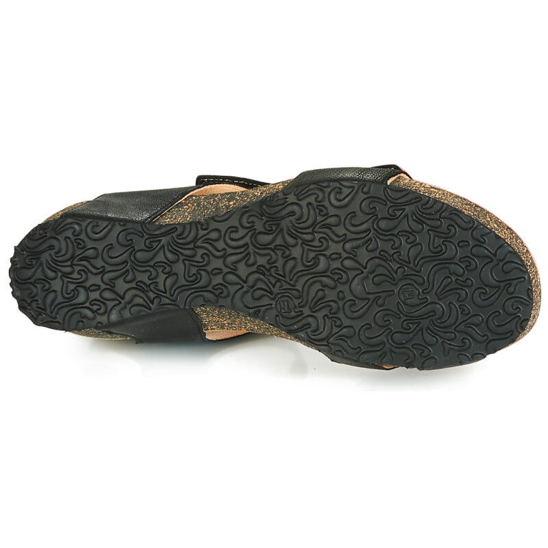 Think WANG Black Wedge Sandals Women - 7