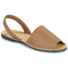 So Size LOJA Braune flache Sandalen f&uuml;r Damen - 1