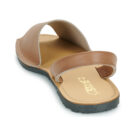 So Size LOJA Braune flache Sandalen f&uuml;r Damen - 5