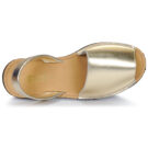 So Size LOJA Gold Damen flache Sandalen - 6
