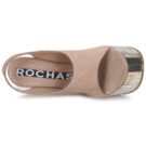 Rochas RO18175 Sandales compens&eacute;es Beige Femme - 6