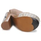 Rochas RO18175 Sandales compens&eacute;es Beige Femme - 7