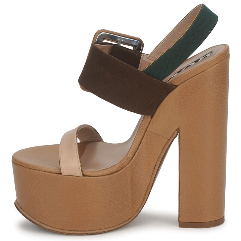 Rochas RO18231 Sandales compens&eacute;es marron Femme - 4