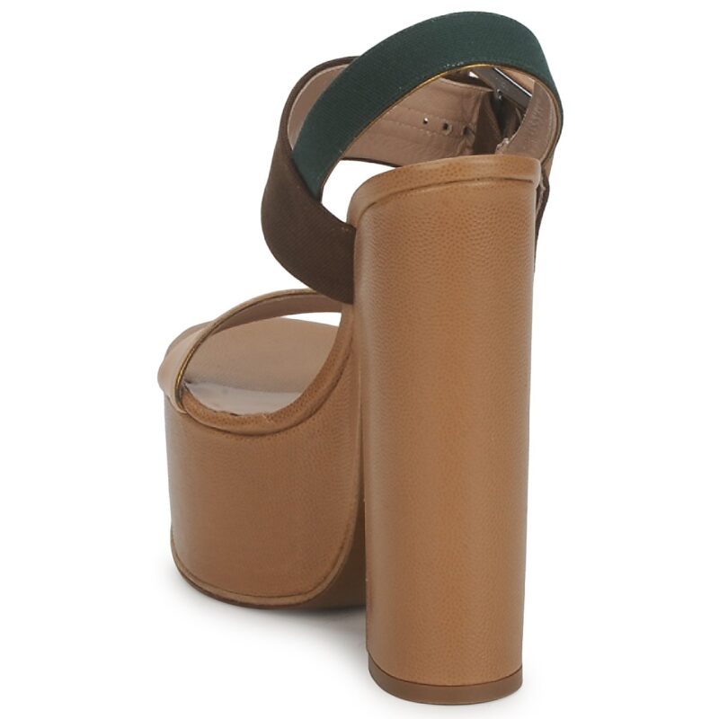 Rochas RO18231 Sandales compens&eacute;es marron Femme - 5
