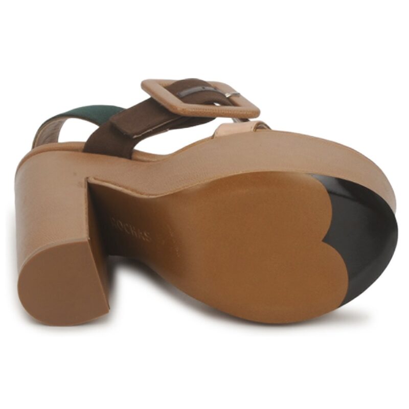 Rochas RO18231 Sandales compens&eacute;es marron Femme - 7