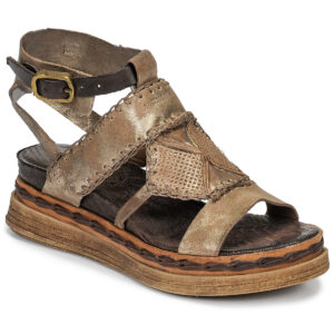 Airstep / A.S.98 LAGOS Oro Sandali con zeppa Donna