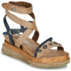 Airstep / A.S.98 LAGOS Beige Keilsandalen Damen