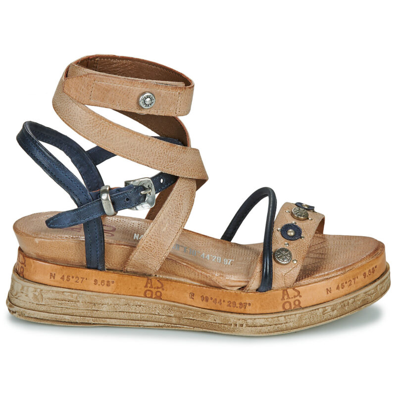 Airstep / A.S.98 LAGOS Beige Keilsandalen Damen - 2