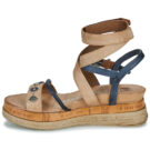 Airstep / A.S.98 LAGOS Beige Keilsandalen Damen - 4