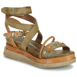 Airstep / A.S.98 LAGOS Kaki Sandali con zeppa Donna