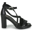 Airstep / A.S.98 BASILE Schwarz Keilsandalen Damen - 2