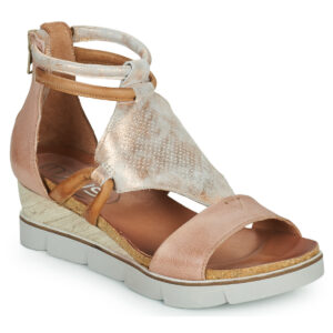 Mjus TAPASITA Oro Sandali con zeppa Donna