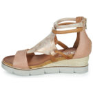 Mjus TAPASITA Goldene Keilsandalen f&uuml;r Damen - Gr&ouml;&szlig;e 4