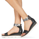 Mjus TAPASITA Nero Sandali con zeppa Donna - 8