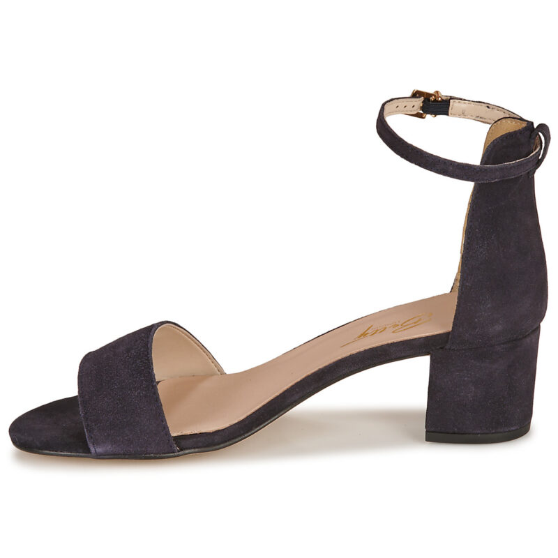 Betty London INNAMATA Sandalias de tac&oacute;n azul para mujer - 4