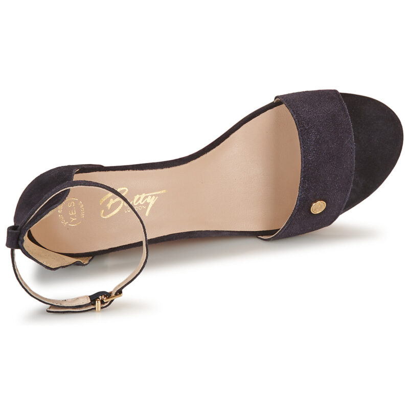 Betty London INNAMATA Sandalias de tac&oacute;n azul para mujer - 6