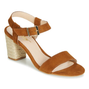 Betty London JIKOTIFE Marrone Sandali con tacco Donna