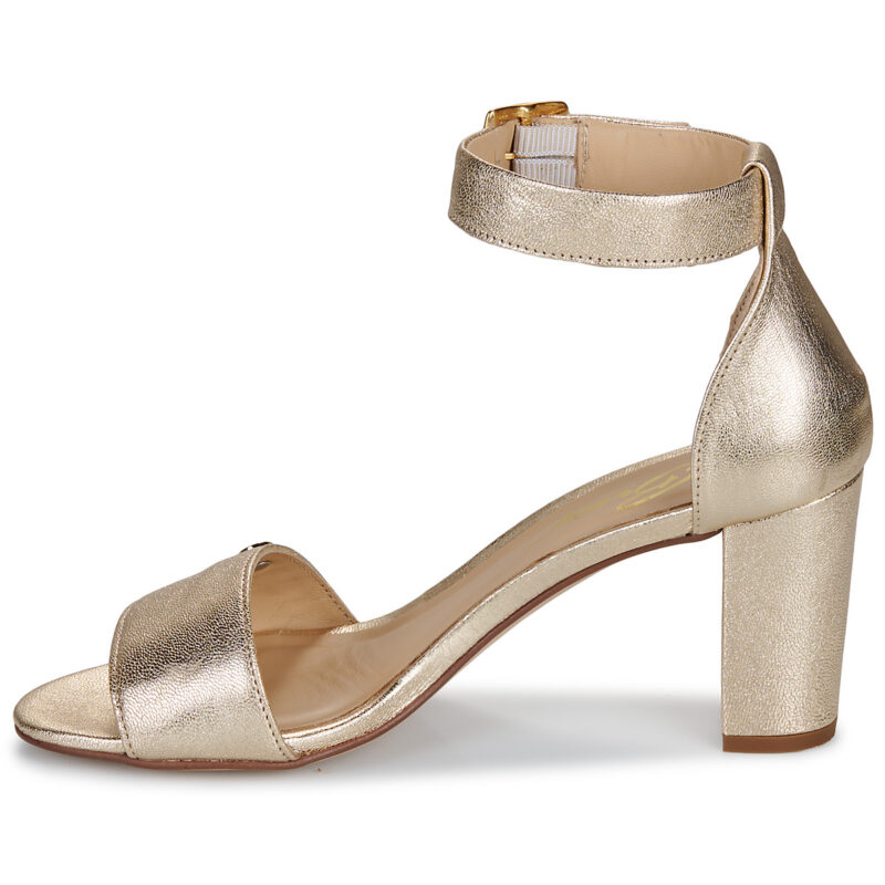 Betty London Sandalias de tac&oacute;n doradas CRETOLIA para mujer - 4