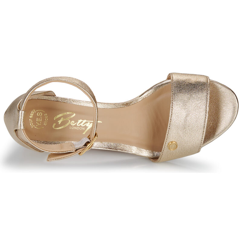 Betty London Sandalias de tac&oacute;n doradas CRETOLIA para mujer - 6