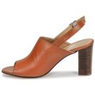 Betty London Sandalias de tac&oacute;n marr&oacute;ns JIKOTEGE para mujer - Talla 4