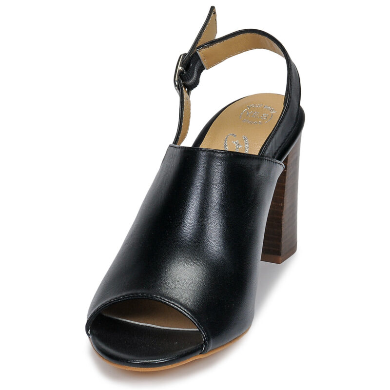 Betty London JIKOTEGE Negro Sandalias de tac&oacute;n Mujer - 3