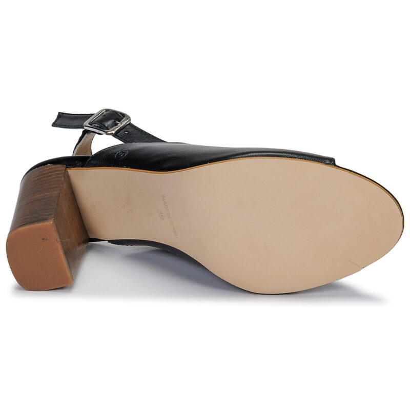 Betty London JIKOTEGE Negro Sandalias de tac&oacute;n Mujer - 7