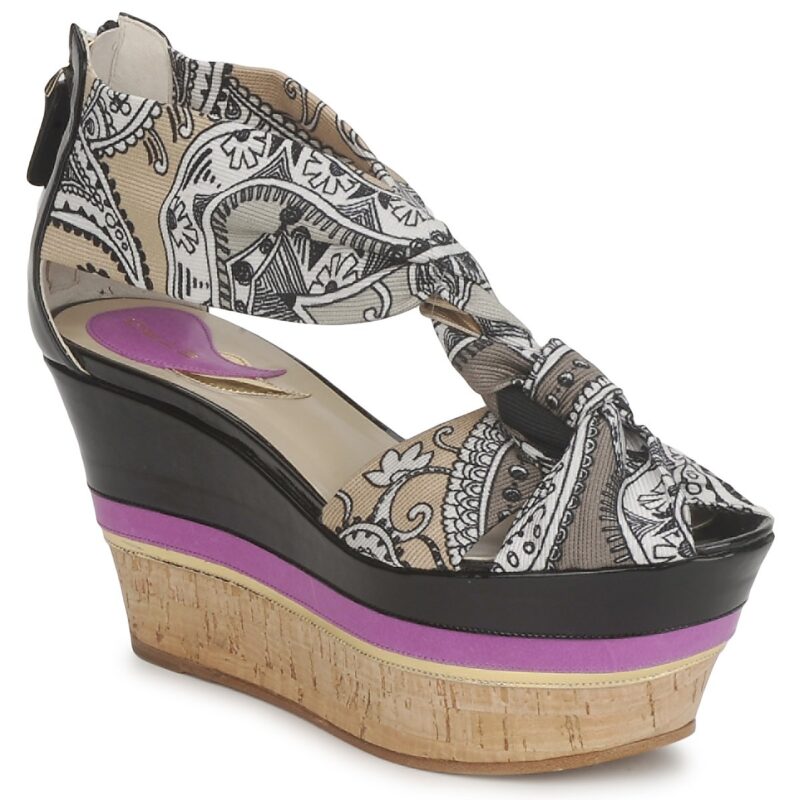 Etro 3467 Grigio Sandali con zeppa Donna - 1
