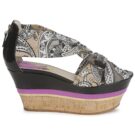 Etro 3467 Grigio Sandali con zeppa Donna - 2