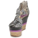 Etro 3467 Grigio Sandali con zeppa Donna - 3