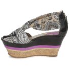 Etro 3467 Grigio Sandali con zeppa Donna - 4