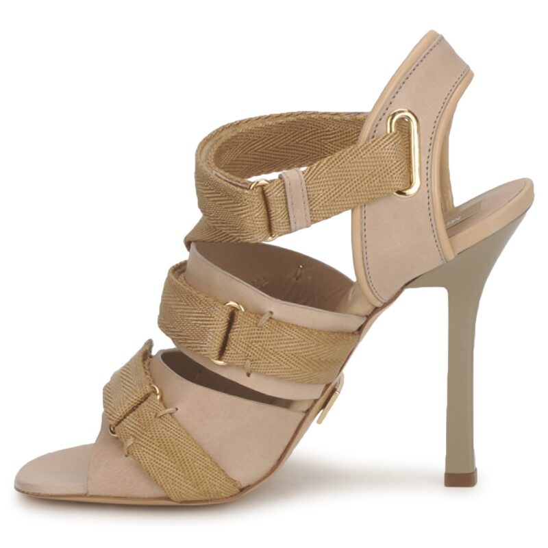 Michael Kors MK118113 Beige Sandali con tacco Donna - 4