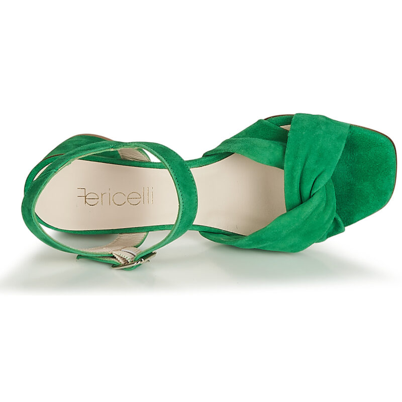 Fericelli JESSE Gr&uuml;ne Sandalen mit Absatz f&uuml;r Damen - Gr&ouml;&szlig;e 6