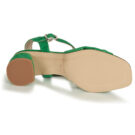 Fericelli JESSE Gr&uuml;ne Sandalen mit Absatz f&uuml;r Damen - Gr&ouml;&szlig;e 7