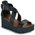 Sweet Lemon SUBWAY Nero Sandali con zeppa Donna - 1