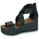 Sweet Lemon SUBWAY Nero Sandali con zeppa Donna - 4