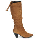 Regard RAKAFOU V2 CRTE VEL SILKY Brown Women's Heeled Boots - 2