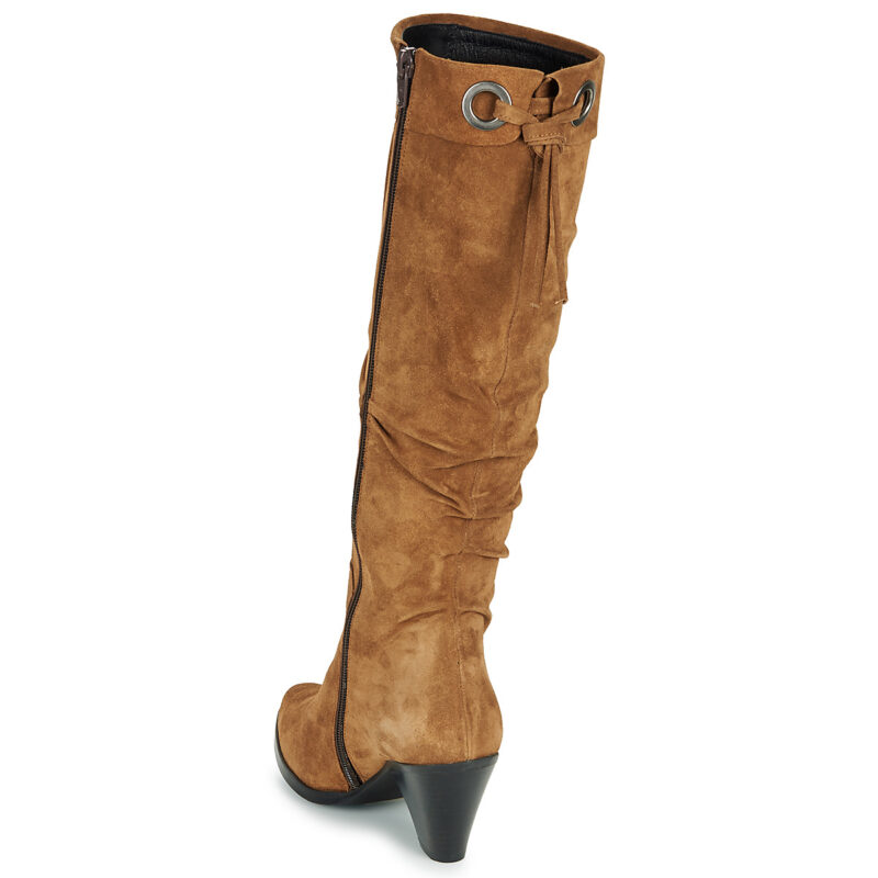 Regard RAKAFOU V2 CRTE VEL SILKY Brown Women's Heeled Boots - 5