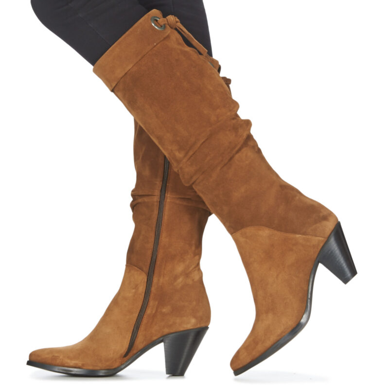 Regard RAKAFOU V2 CRTE VEL SILKY Brown Women's Heeled Boots - 8