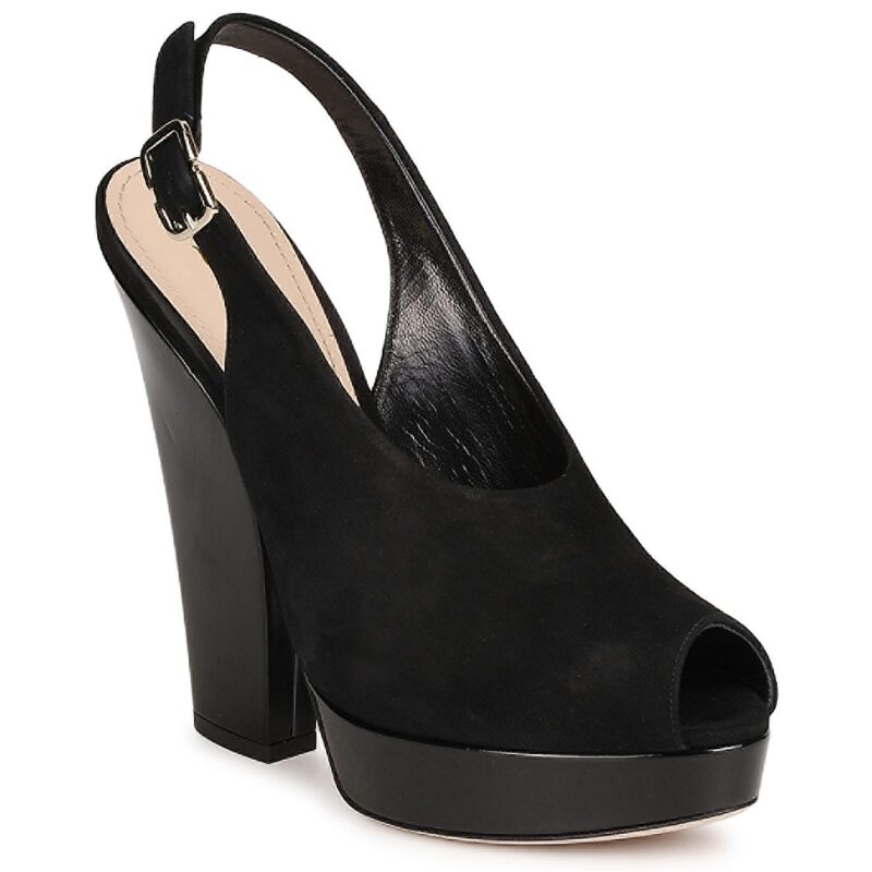 Sebastian CAMOSCIO Nero Sandali con tacco Donna - 1