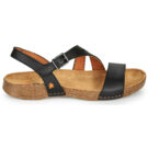 Art I BREATHE Black Low Sandals Women - 2