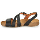 Art I BREATHE Black Low Sandals Women - 4