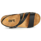Art I BREATHE Black Low Sandals Women - 6