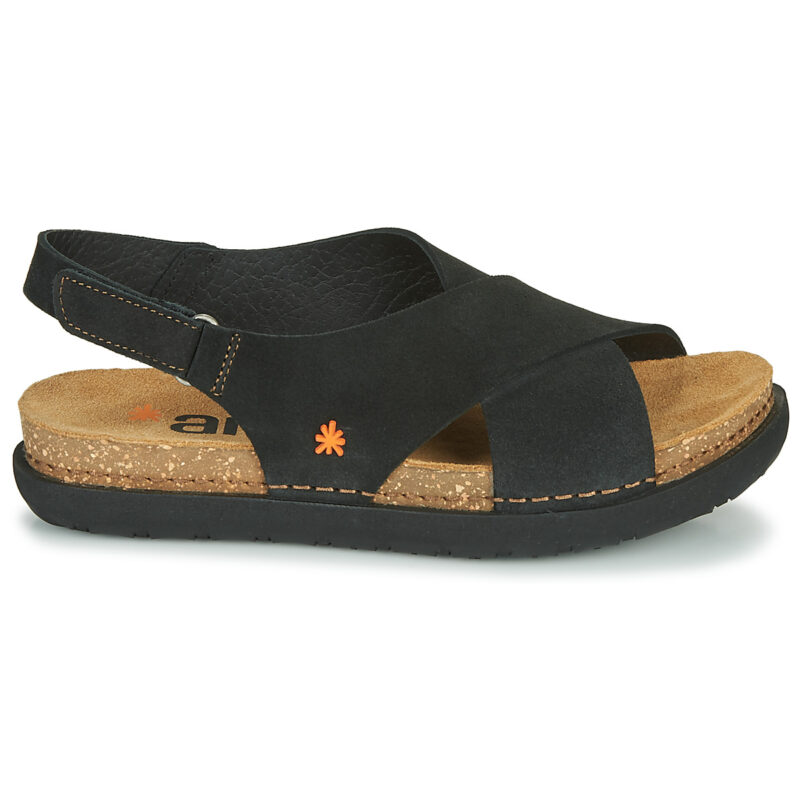 Art RHODES Black Wedge Sandals Women - 2