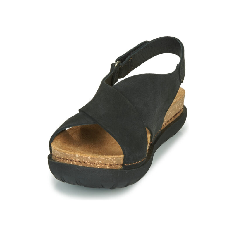 Art RHODES Black Wedge Sandals Women - 3