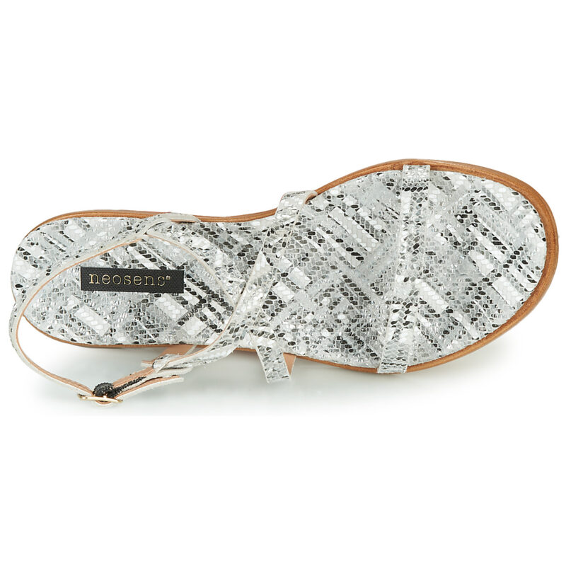 Neosens AURORA Silber Flache Sandalen Damen - 6