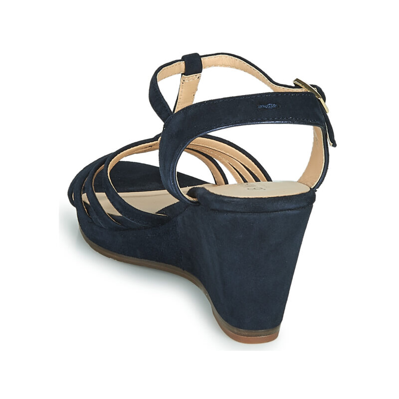 JB Martin QUIRA Blu Sandali con zeppa Donna - 5