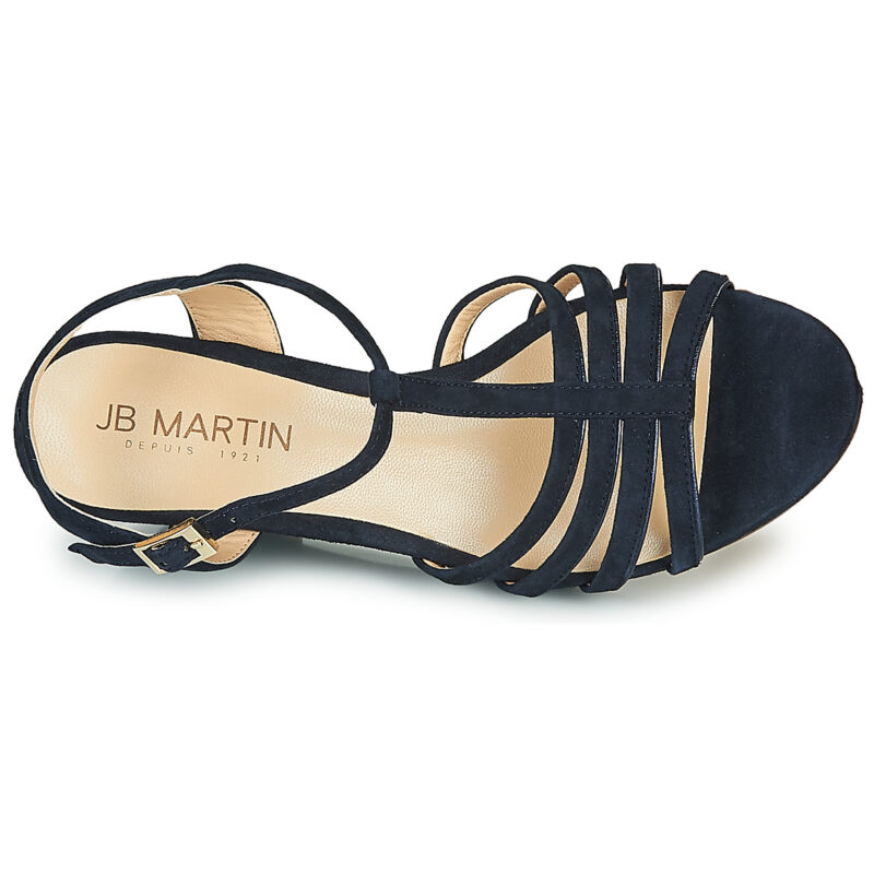 JB Martin QUIRA Blu Sandali con zeppa Donna - 6