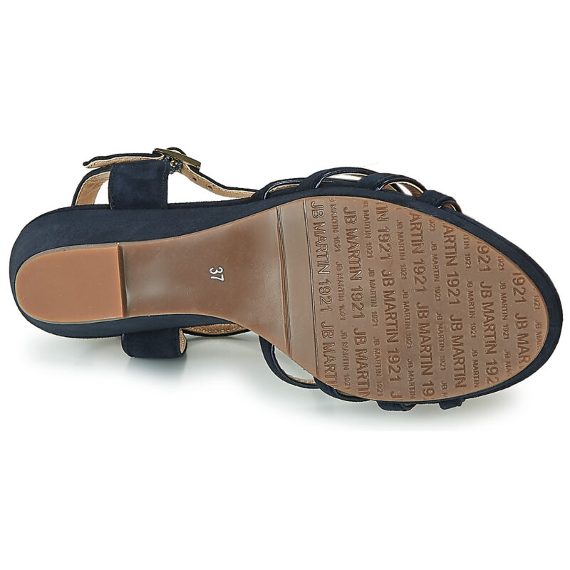 JB Martin QUIRA Blu Sandali con zeppa Donna - 7